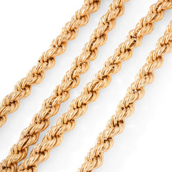 Collier Sautoir maille polonaise en or rose - Castafiore