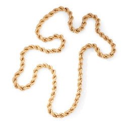 Collier Sautoir maille polonaise en or rose - Castafiore