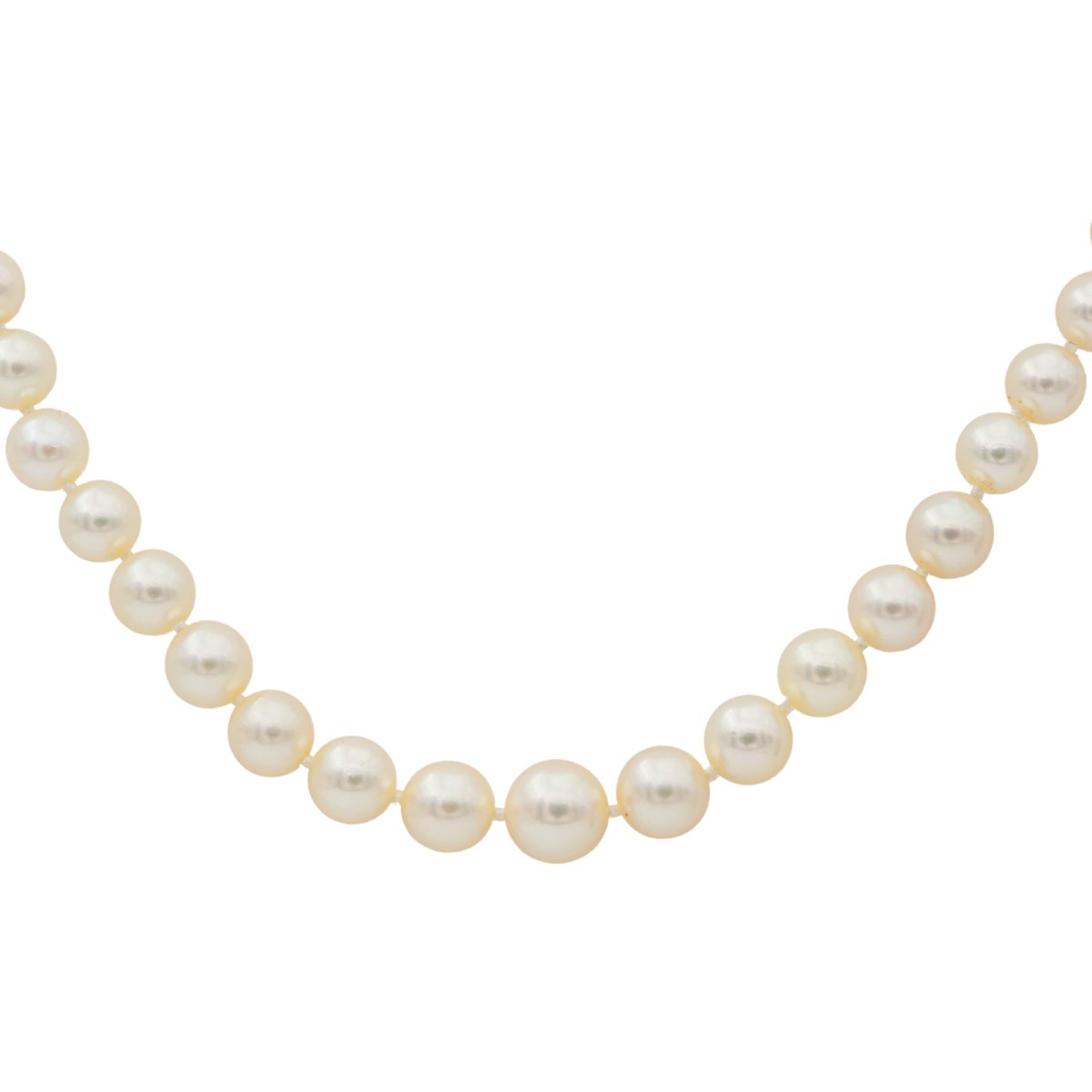 Collier Sautoir or blanc et perles - Castafiore