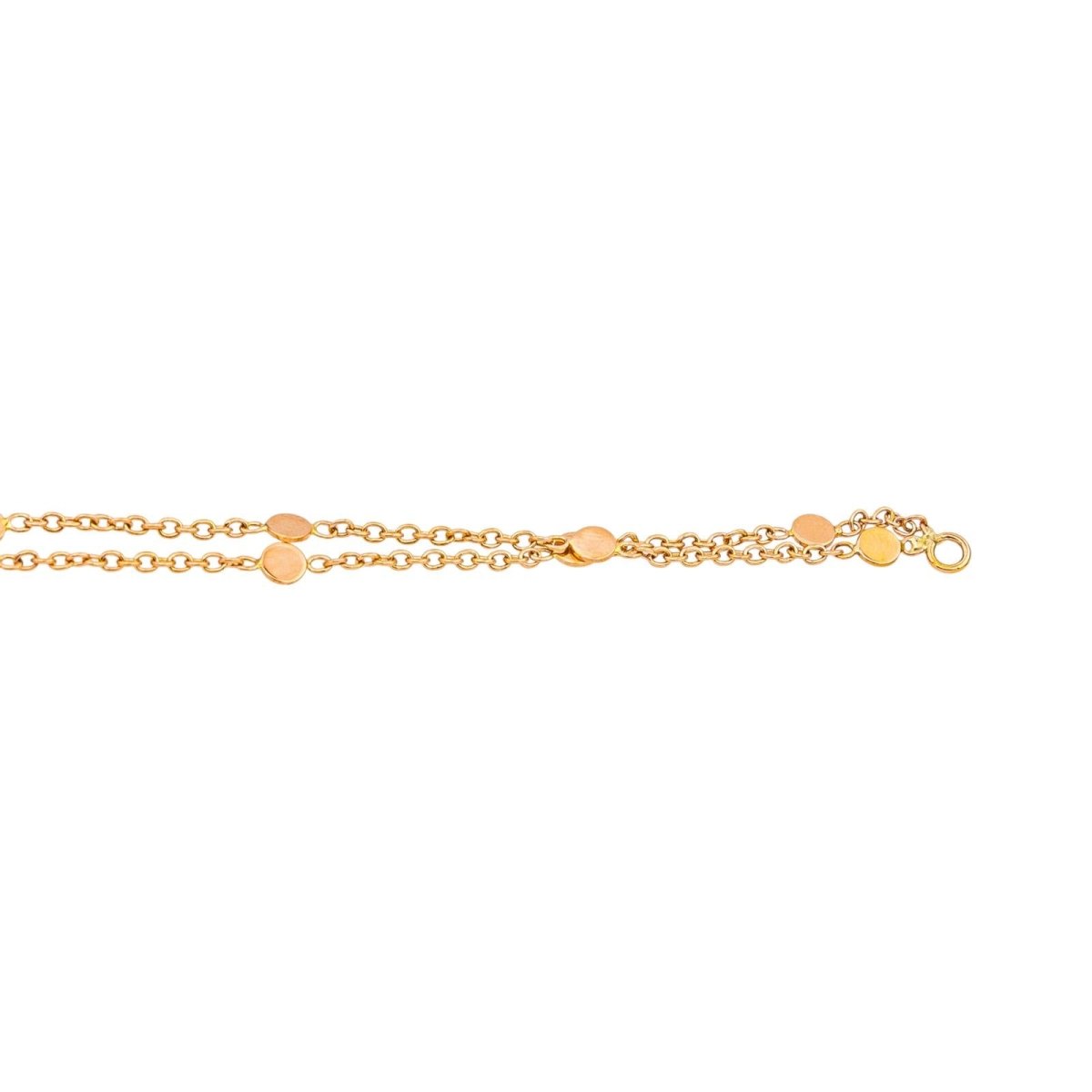 Collier Sautoir PASQUALE BRUNI "Bon Ton" en or rose, cornaline et quartz - Castafiore