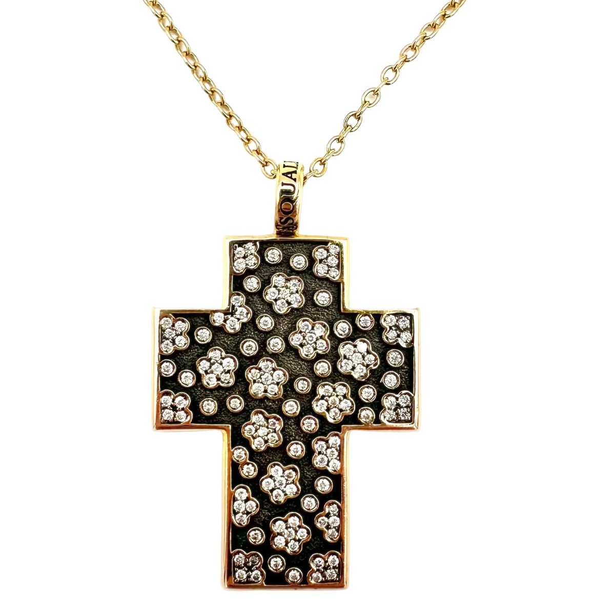 Collier Sautoir PASQUALE BRUNI "Ricami" en or rose, rubis et diamants - Castafiore
