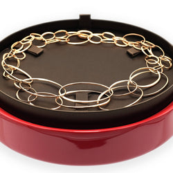 Collier Sautoir POMELLATO en or rose - Castafiore
