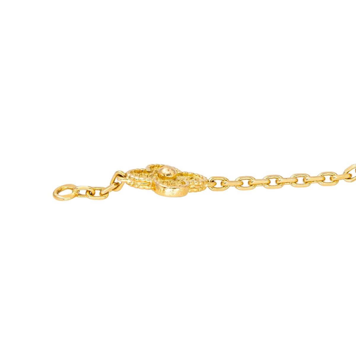Collier Sautoir VAN CLEEF & ARPELS "Alhambra" en or jaune - Castafiore