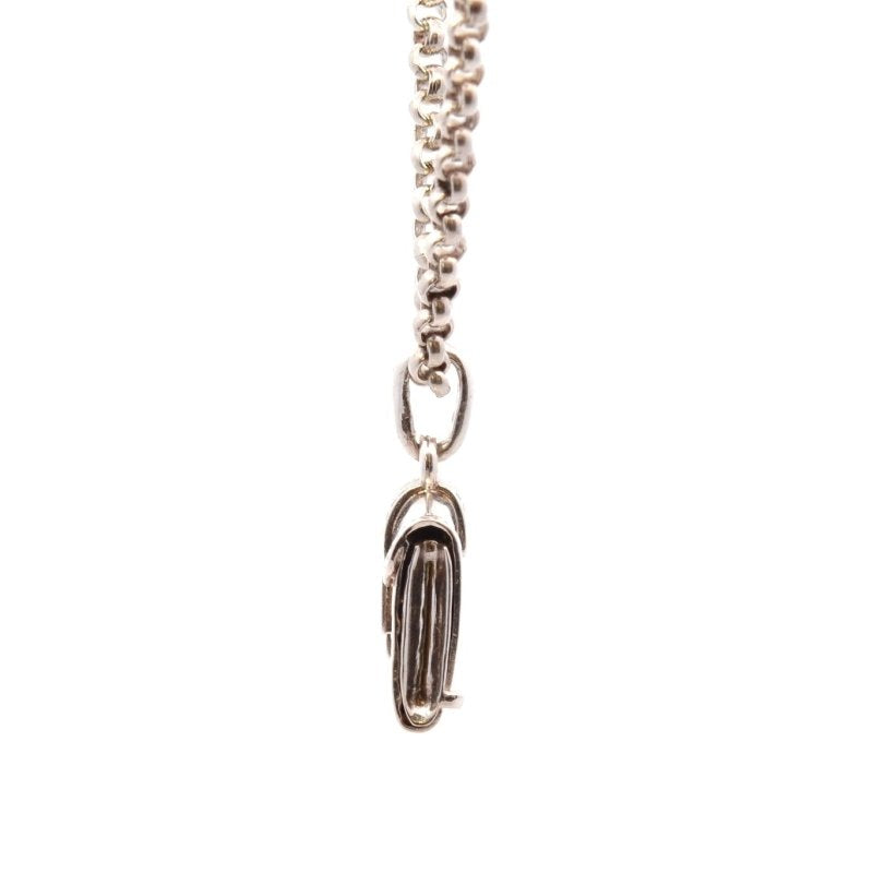 Collier signé Hermès en argent - Castafiore