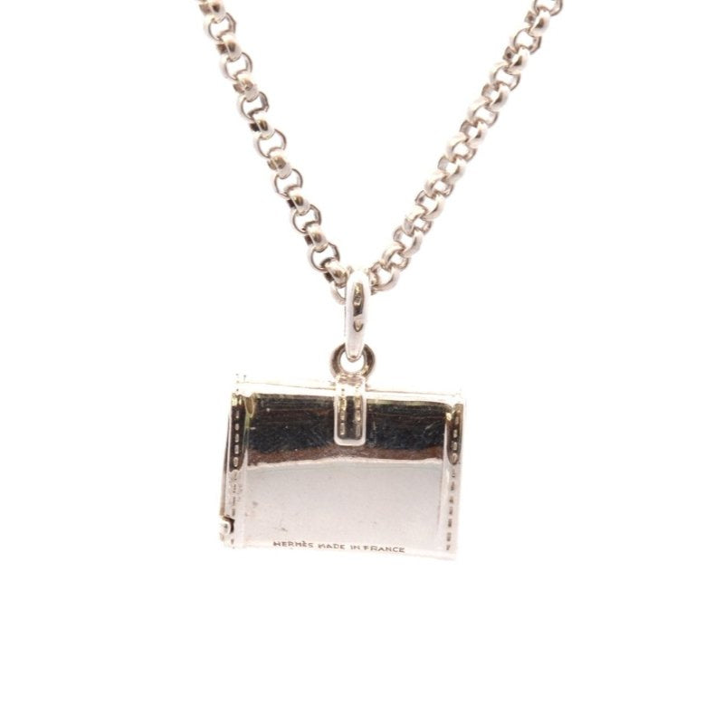 Collier signé Hermès en argent - Castafiore