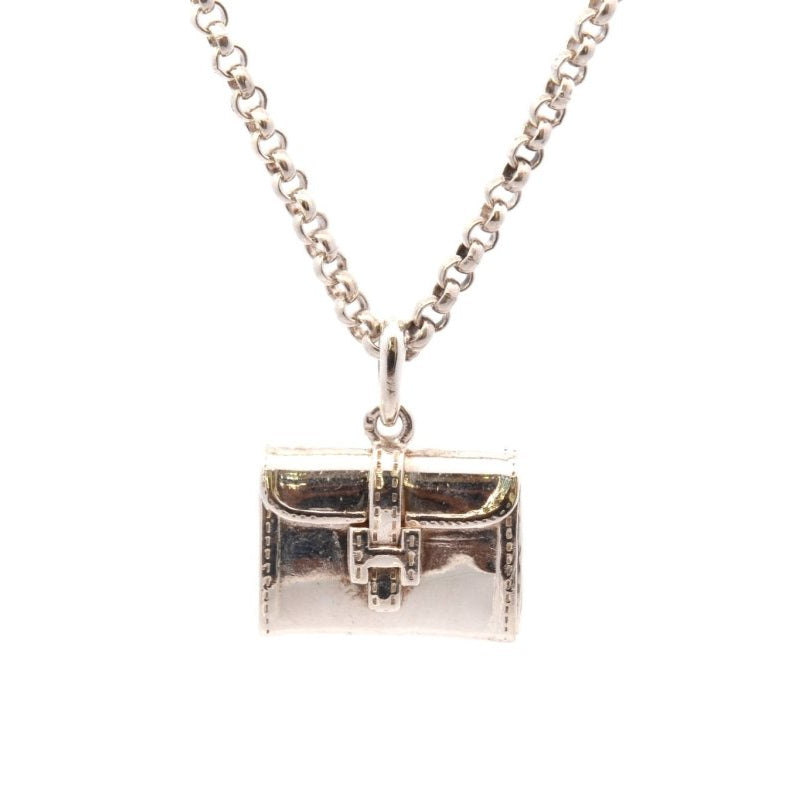 Collier signé Hermès en argent - Castafiore