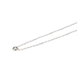 Collier Solitaire CARTIER "Cartier d'amour" en or blanc et diamant - Castafiore