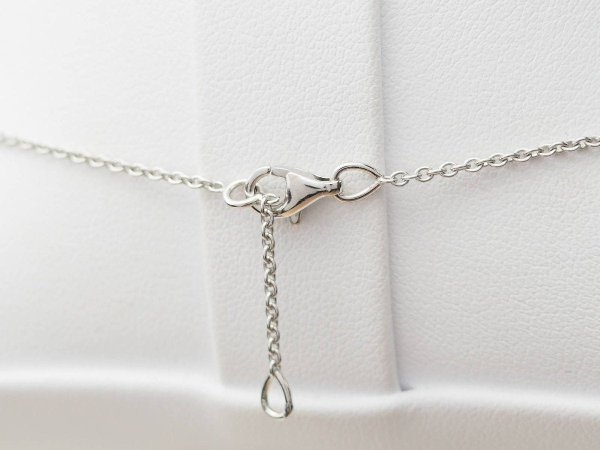 Collier solitaire en or blanc et diamant 0.70ct - Castafiore