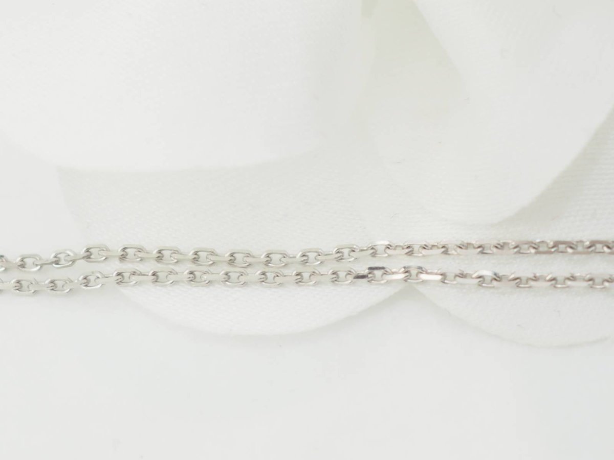 Collier solitaire en or blanc et diamant 0.77ct - Castafiore