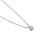 Collier Solitaire en Or blanc et Diamant - Castafiore