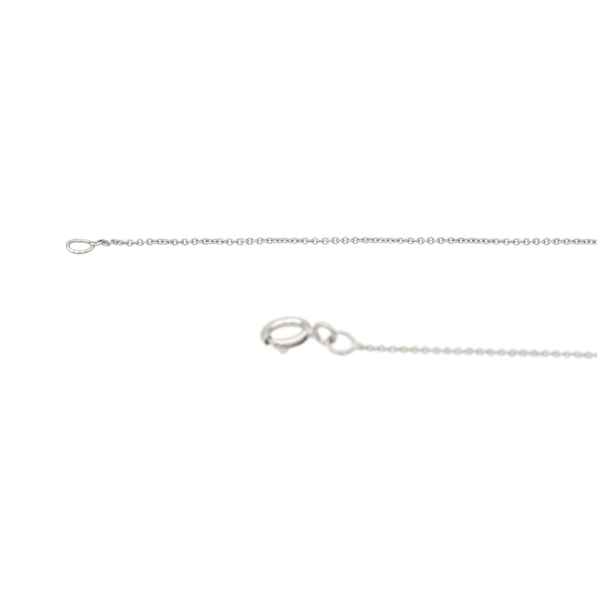 Collier Solitaire en or blanc et diamant - Castafiore