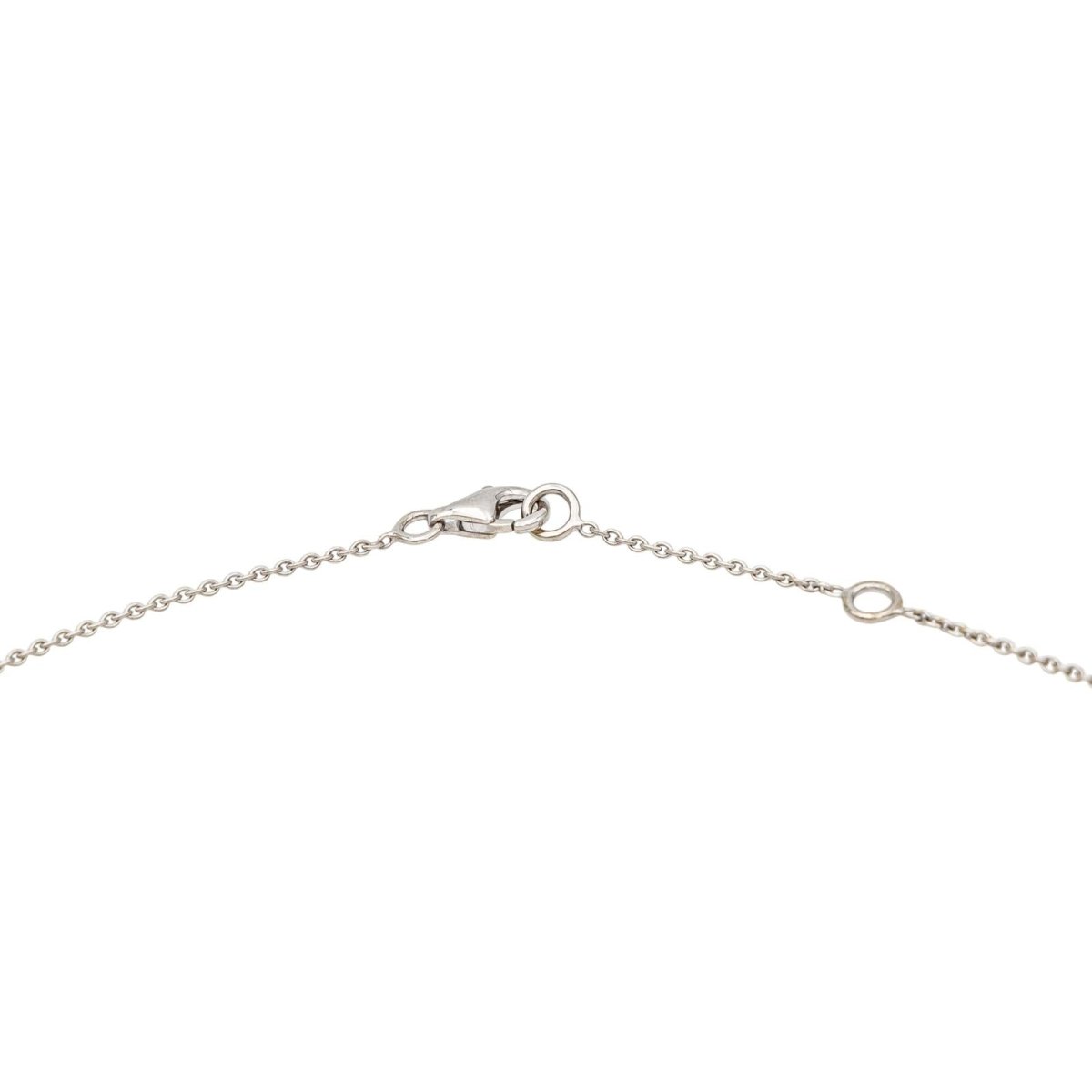 Collier Solitaire en or blanc et diamant - Castafiore