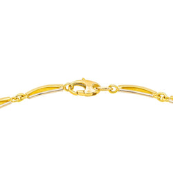 Collier Solitaire en or jaune, or blanc et diamant - Castafiore