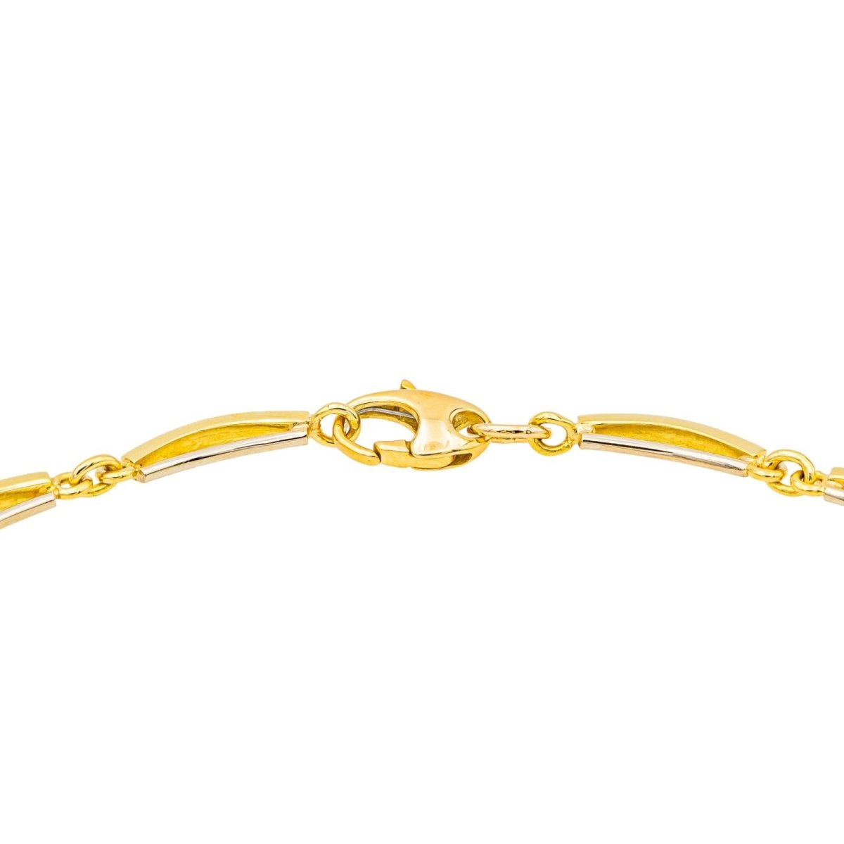 Collier Solitaire en or jaune, or blanc et diamant - Castafiore