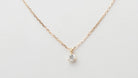 Collier Solitaire En Or Rose Et Diamant - Castafiore