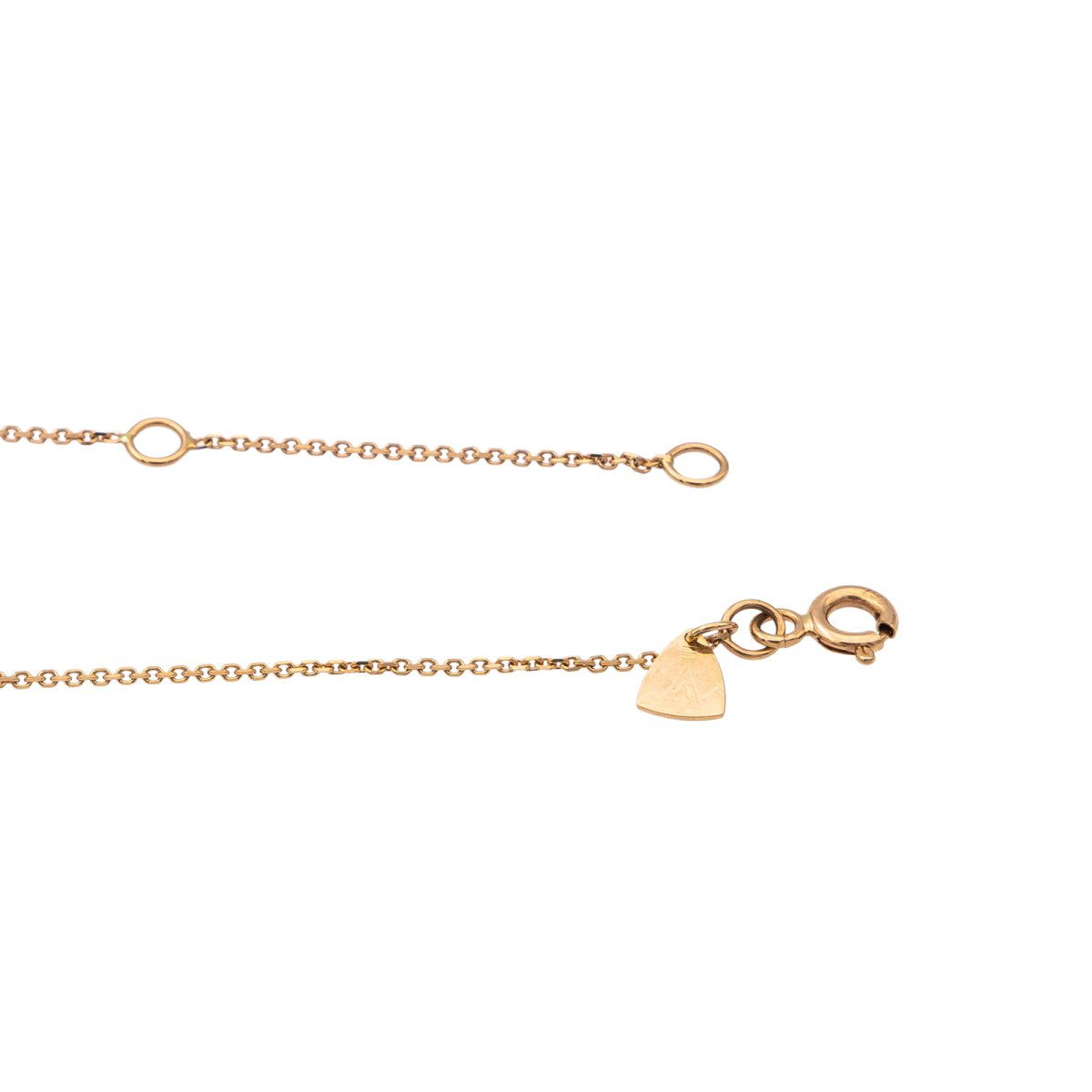 Collier Solitaire Or rose Diamant - Castafiore