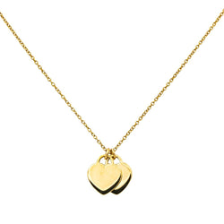 Collier TIFFANY & CO. Please return to Tiffany Mini maille forçat en or jaune - Castafiore