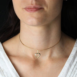 Collier torque en or jaune - Castafiore