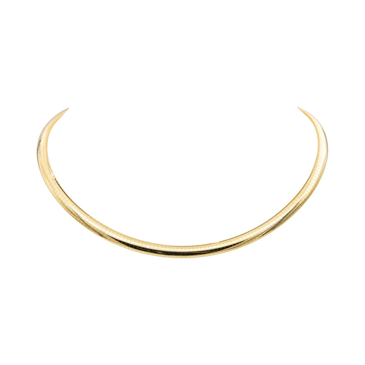 Collier Torque en or jaune et saphir - Castafiore