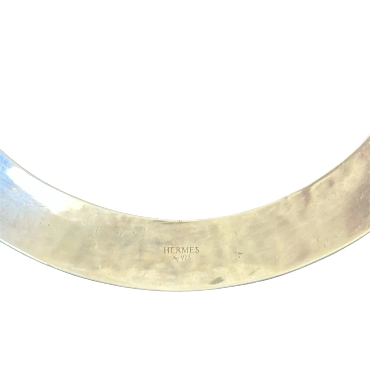 Collier Torque HERMÈS "Timoure" en argent - Castafiore
