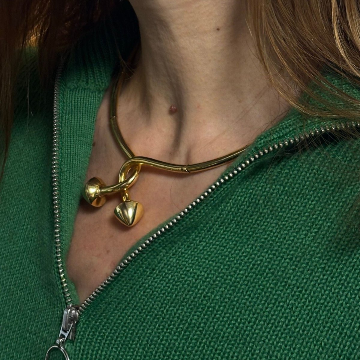 Collier Torque LALAOUNIS en or jaune - Castafiore