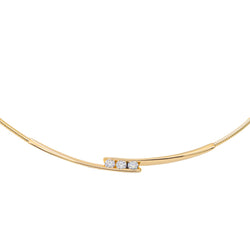 Collier Trilogie Or jaune Diamant - Castafiore