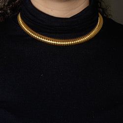 Collier Tubogas en or jaune - Castafiore