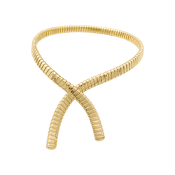 Collier Tubogas en or jaune - Castafiore