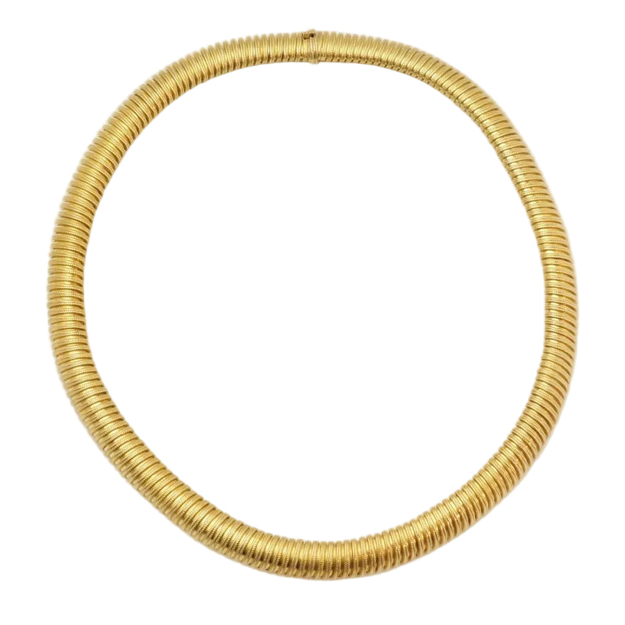 Collier Tubogas en or jaune - Castafiore