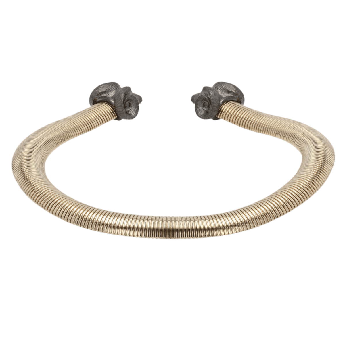 Collier Tubogas en or jaune et argent - Castafiore