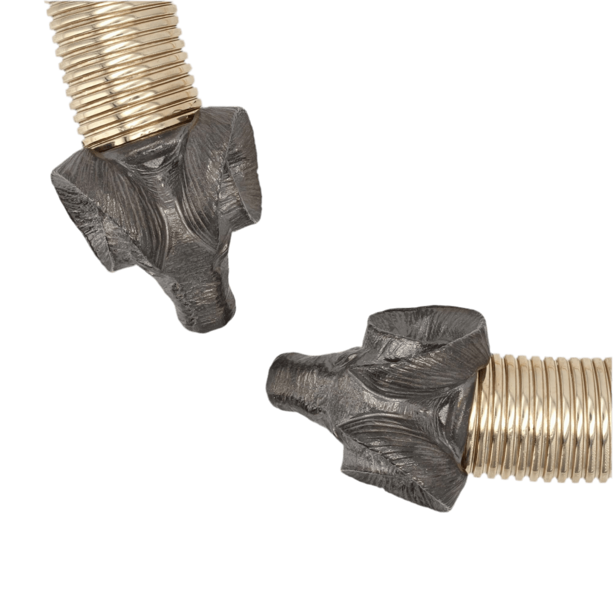 Collier Tubogas en or jaune et argent - Castafiore