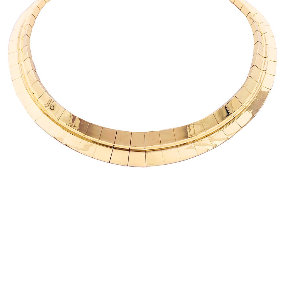 Collier tubogas en or rose - Castafiore