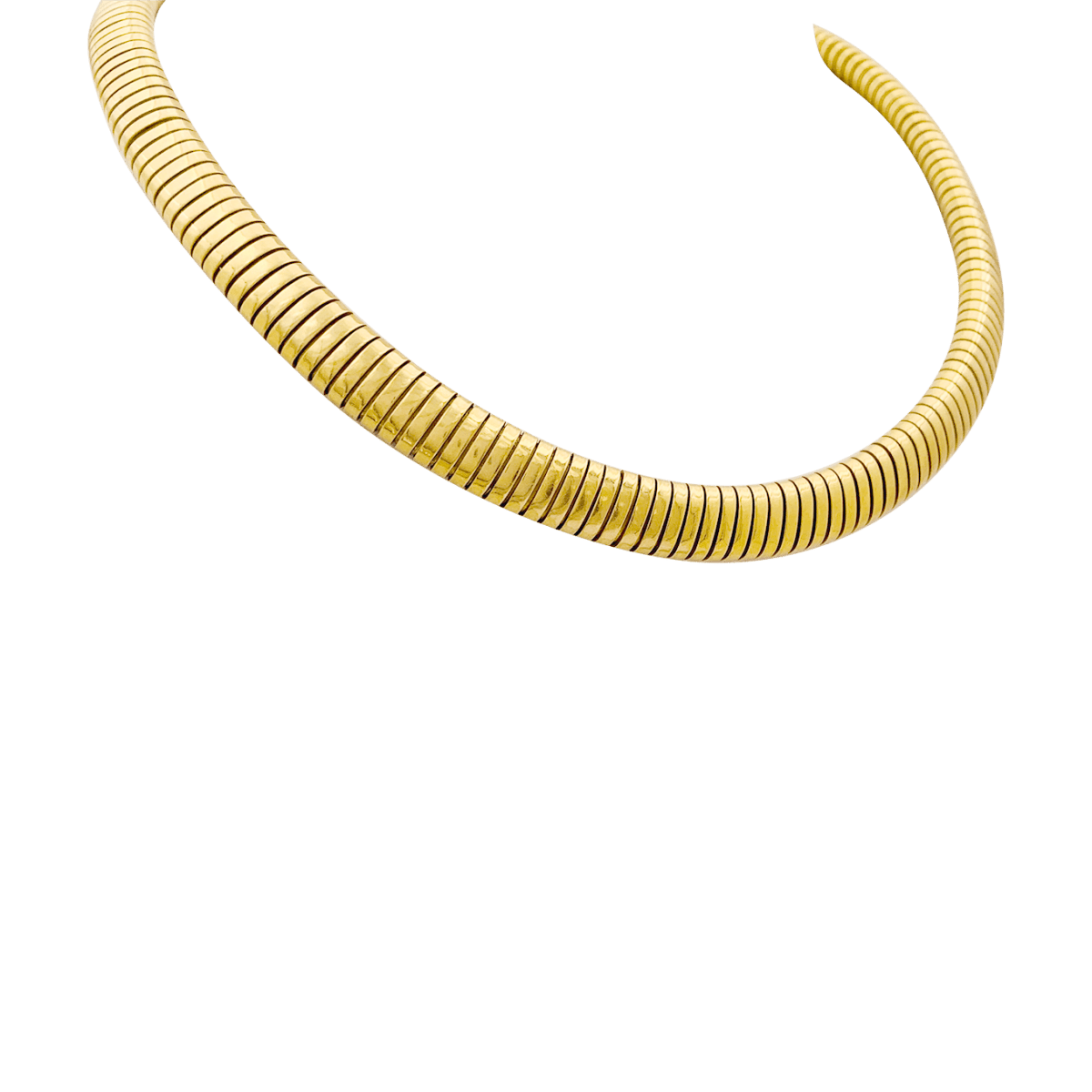 Collier, "Tubogas", or jaune. - Castafiore