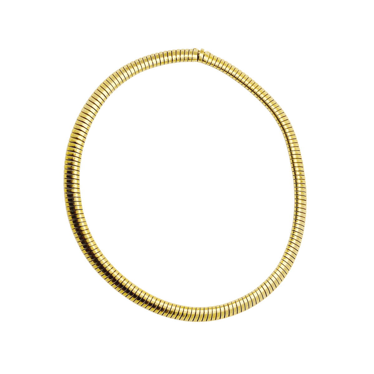 Collier, "Tubogas", or jaune. - Castafiore