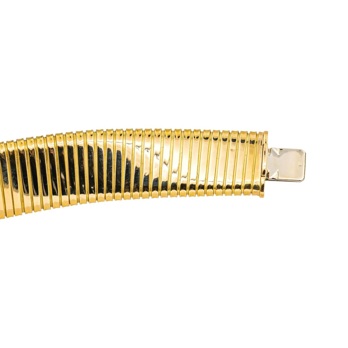 Collier Tubogas WEINGRILL en or jaune et diamants - Castafiore