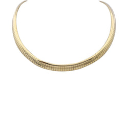 Collier vintage omega or jaune. - Castafiore