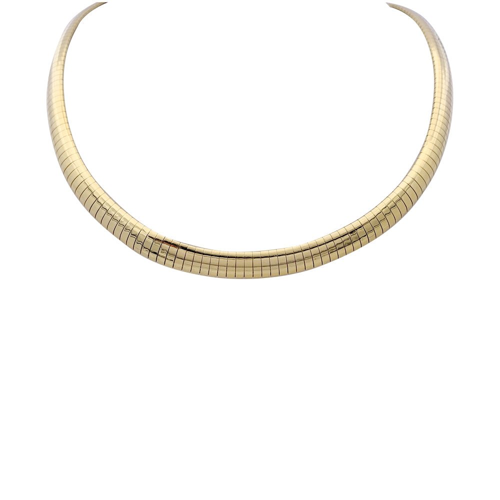 Collier vintage omega or jaune. - Castafiore