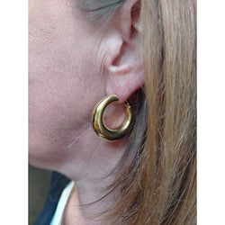 Créoles CHAUMET "Anneau" en or jaune - Castafiore