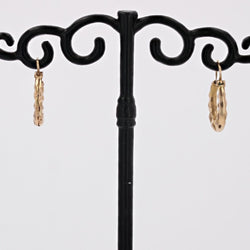 Créoles or rose facetté - Castafiore