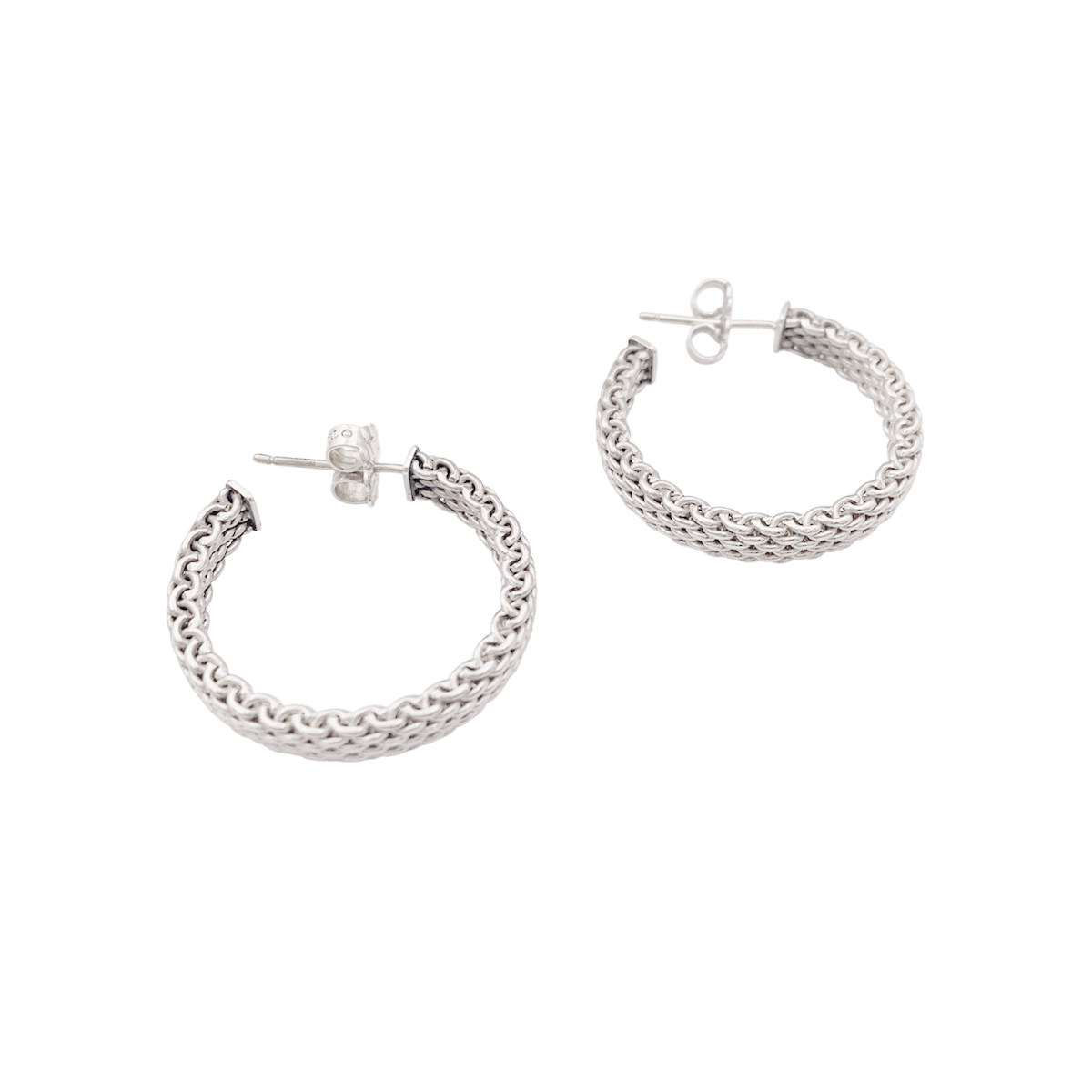 Créoles Tiffany & Co "Somerset" argent. - Castafiore