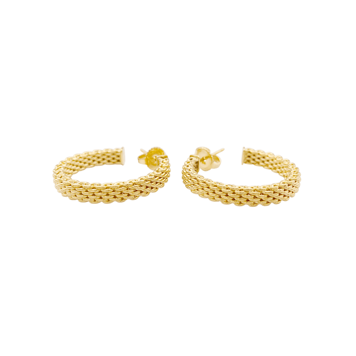 Créoles Tiffany & Co "Somerset" or jaune. - Castafiore