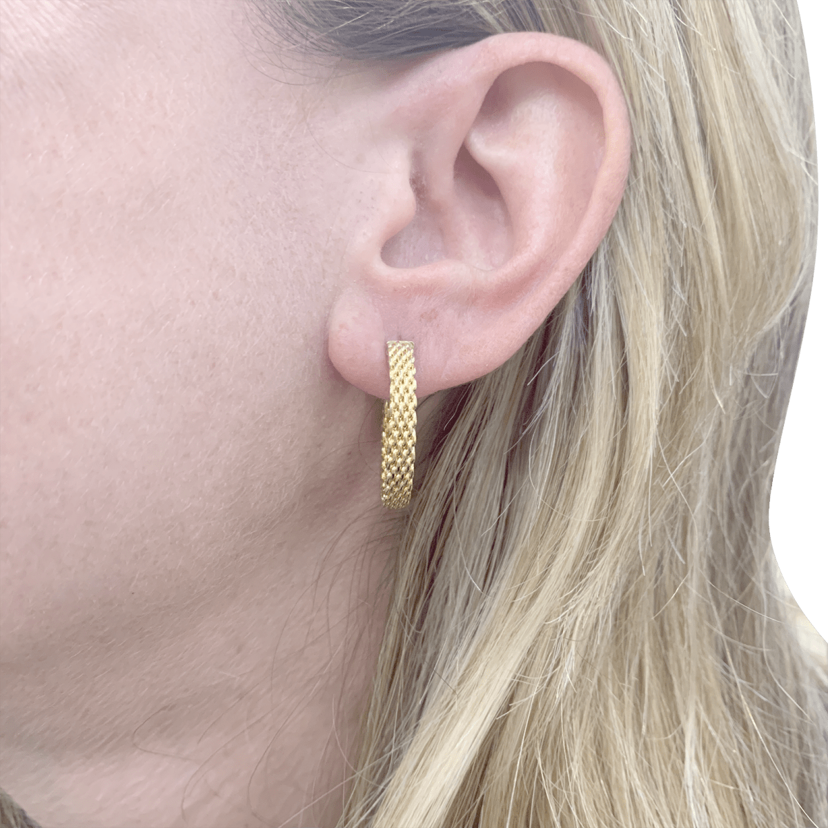 Créoles Tiffany & Co "Somerset" or jaune. - Castafiore