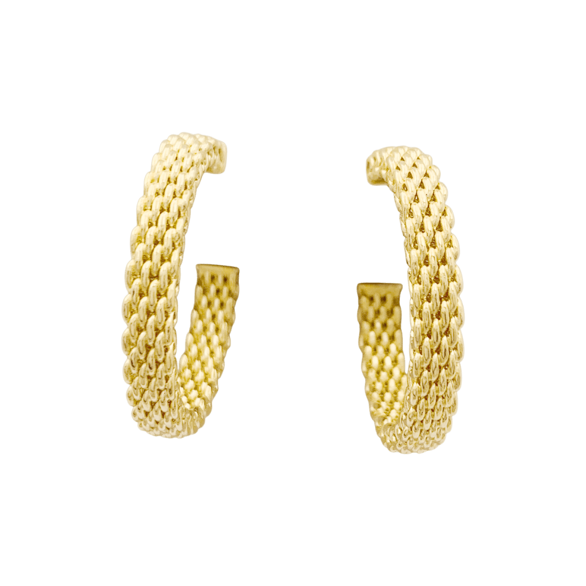Créoles Tiffany & Co "Somerset" or jaune. - Castafiore