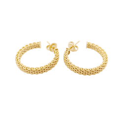 Créoles Tiffany & Co "Somerset" or jaune. - Castafiore