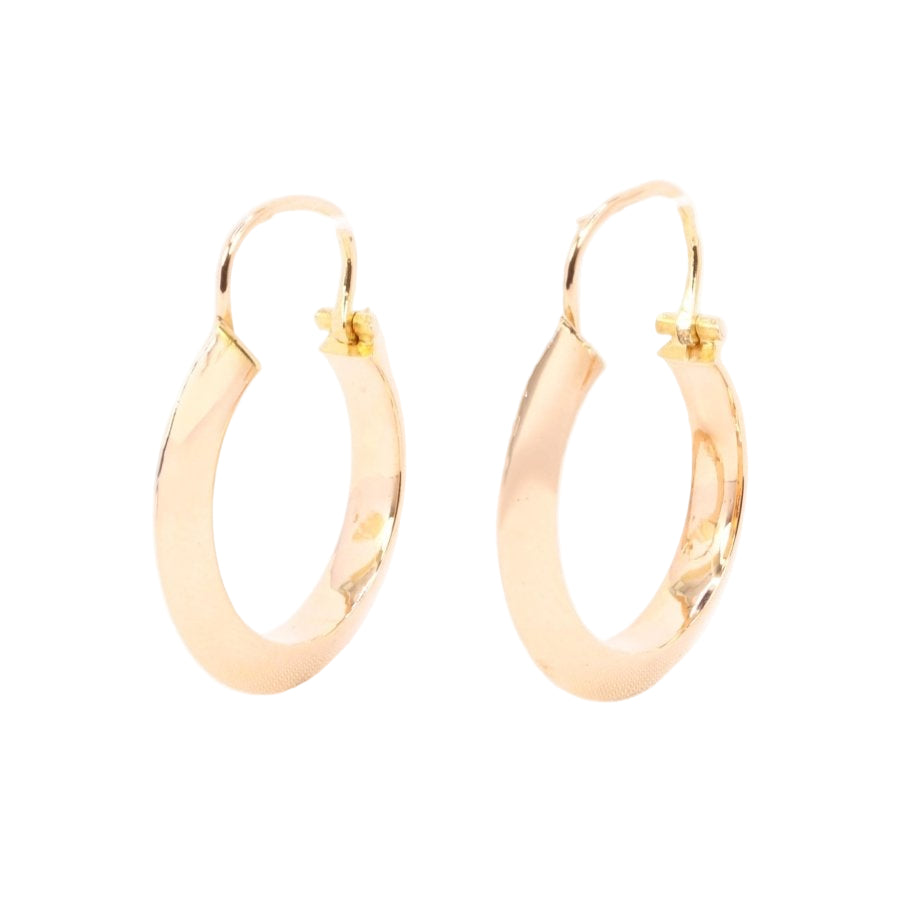 Créoles vintage or rose - Castafiore