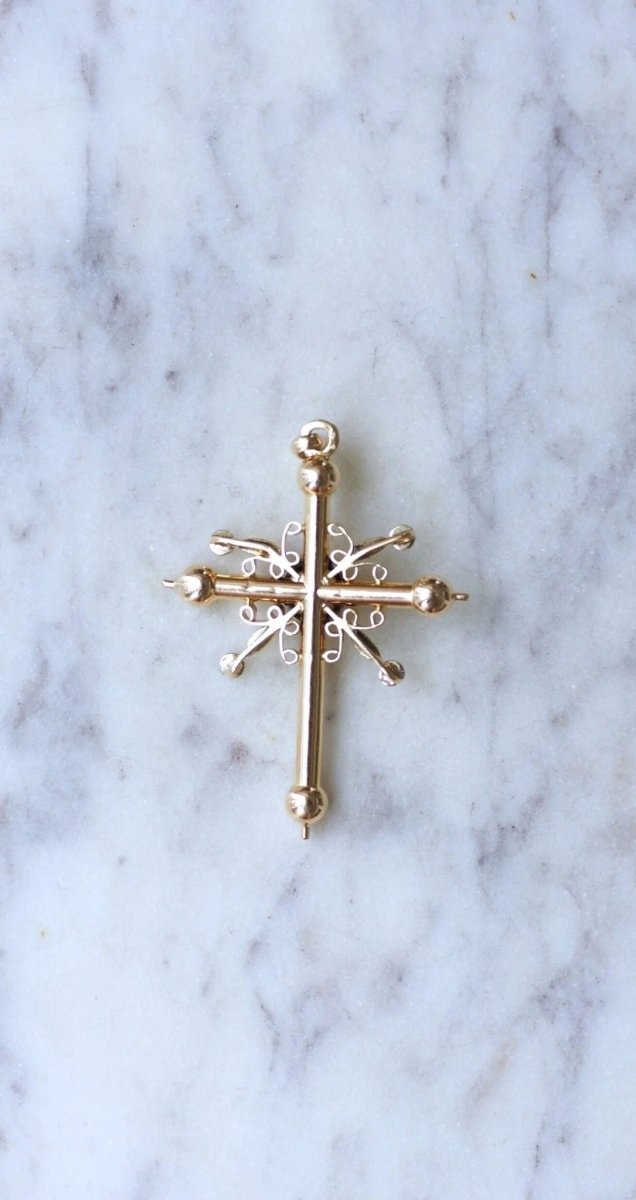 Croix de Savoie ancienne deux ors - Castafiore