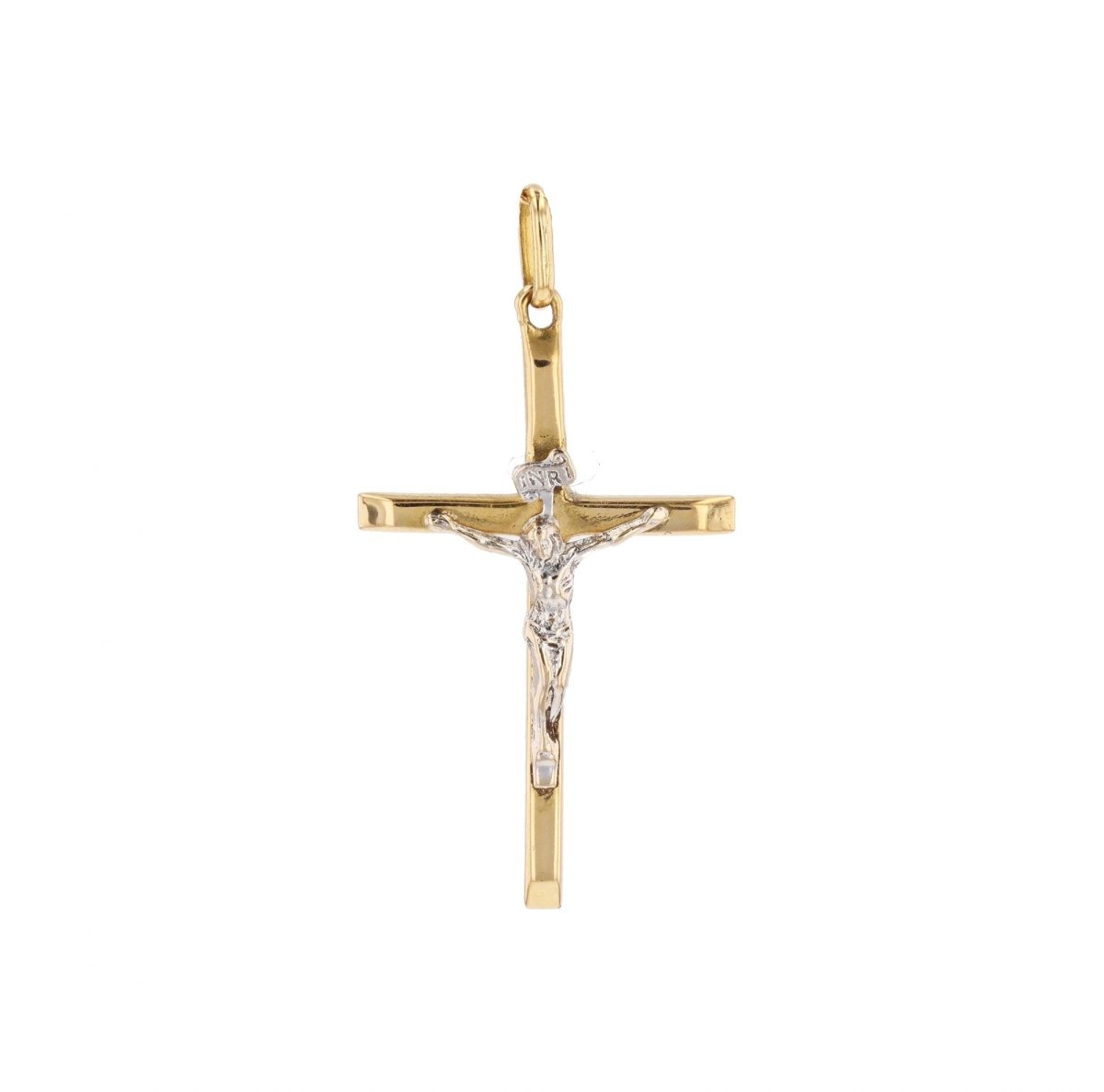 Croix du Christ deux ors - Castafiore