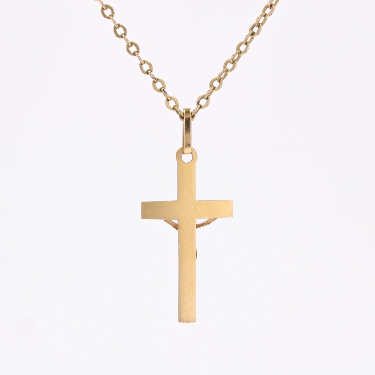 Croix du Christ or jaune - Castafiore