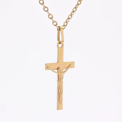 Croix du Christ or jaune - Castafiore