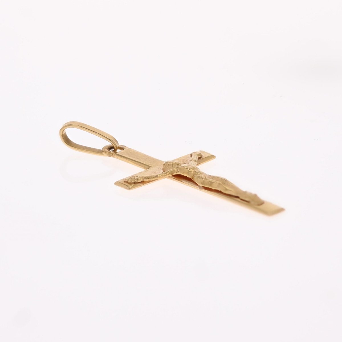 Médaille religieuse Marie et Enfant Jésus Or jaune 9K - Bijou religieux Médaille religieuse Marie et Enfant Jésus Or jaune 9K - Bijou religieux